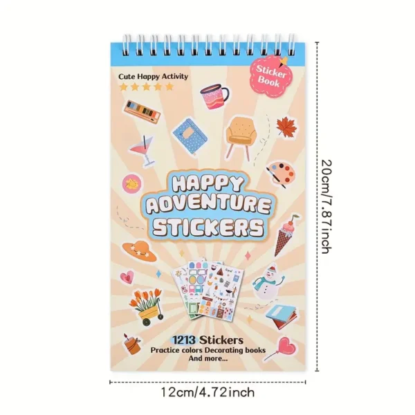 1213pcs Scrapbook Stickers Decals Fantasy Paper Stickers