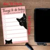 59ab3629-ac11-417f-bf6e-dd70bcdde7e3 Funny Black Cat Lover'S List of Things to Do Today