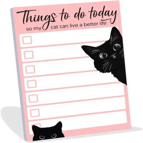 a96a1513-6d40-4c80-8bcd-9633763532ae Funny Black Cat Lover'S List of Things to Do Today