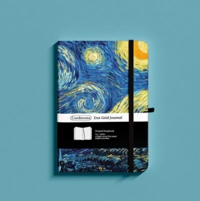 A5 Starry Night Grid Bullet Journal