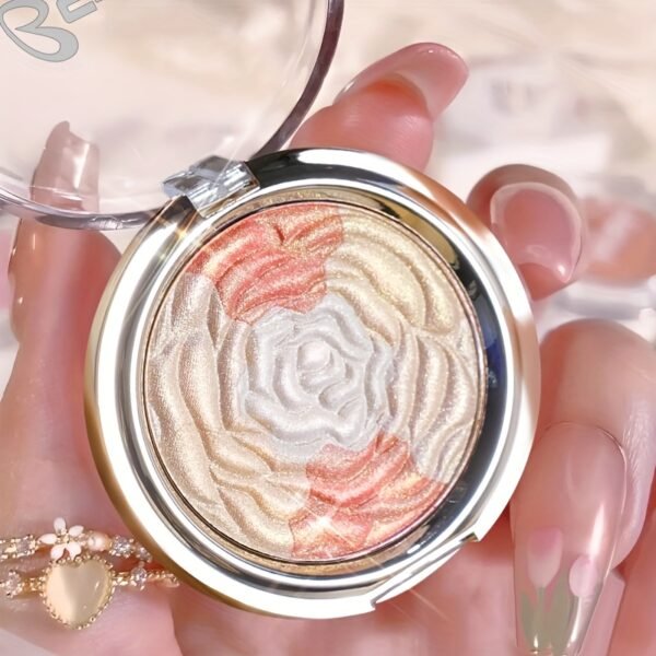 BSIMONE Rose-Shaped Light & Shadow Highlighter – 1 Piece