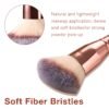 Double-Ended Makeup Brush for Liquid Cosmetics
