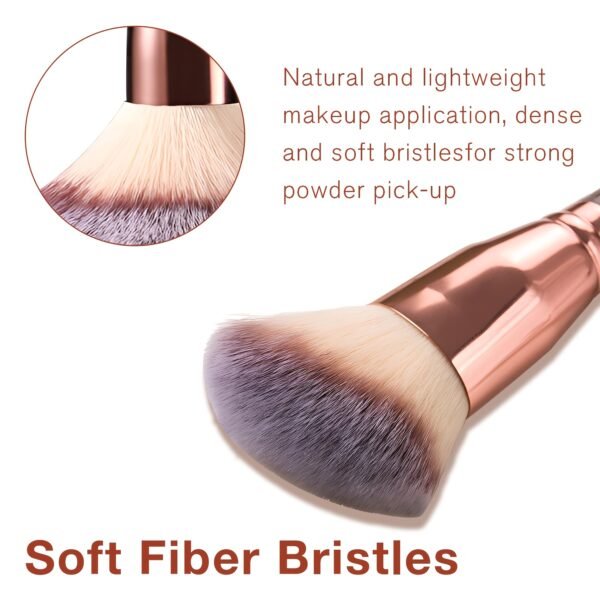 Double-Ended Makeup Brush for Liquid Cosmetics