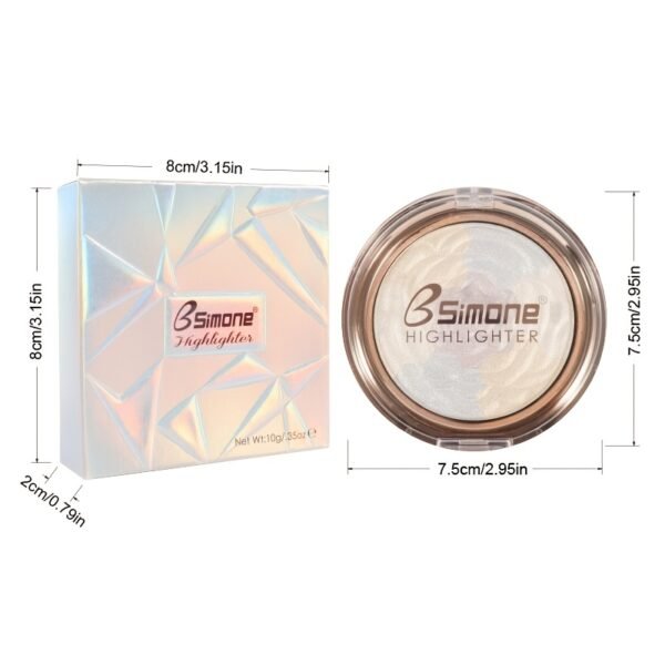 BSIMONE Rose-Shaped Light & Shadow Highlighter – 1 Piece