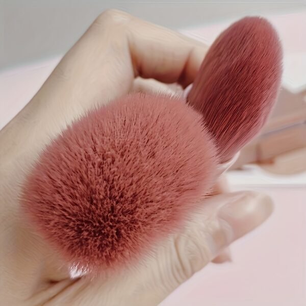 Portable 5-Piece Makeup Brush Set with Mirror Storage Case