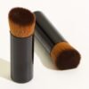 Short-Handle Angled Foundation Brush with Aluminium Tube