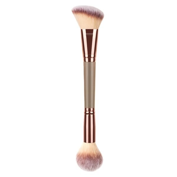 Double-Ended Makeup Brush for Liquid Cosmetics