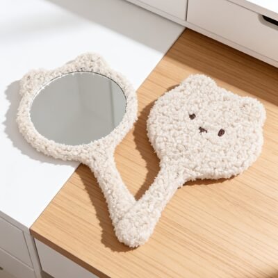 Plush Bear Handheld Mirror