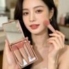 Portable 5-Piece Makeup Brush Set with Mirror Storage Case