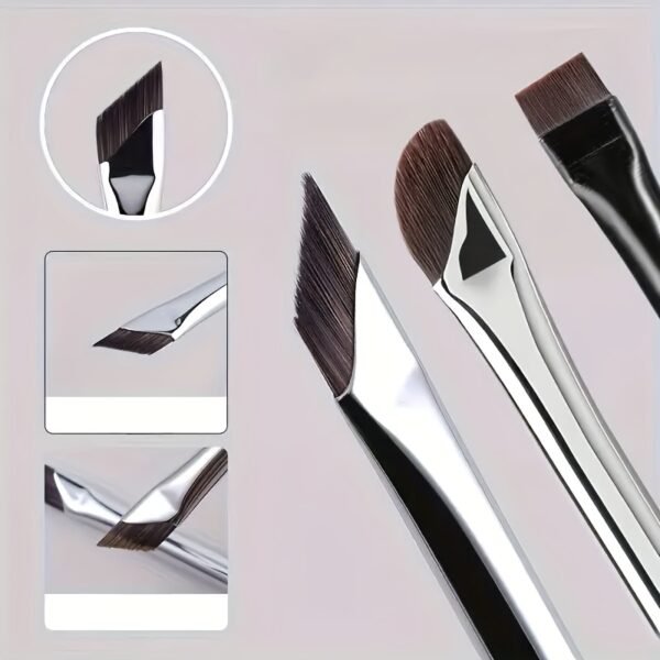 Three-Piece Eyeliner and Brow Brush Set