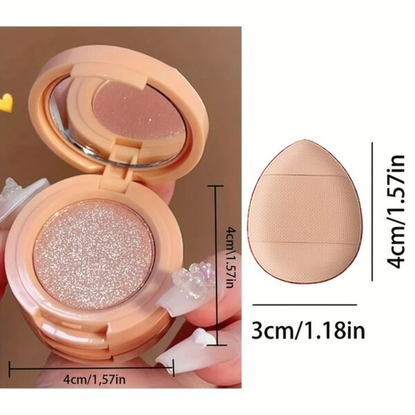 Blush and Mini Thumb Puff Makeup Set – 1 Pieces