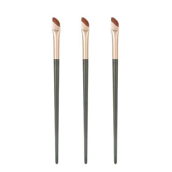 Professional Sickle Eyeliner Brush Set – 3 Pieces