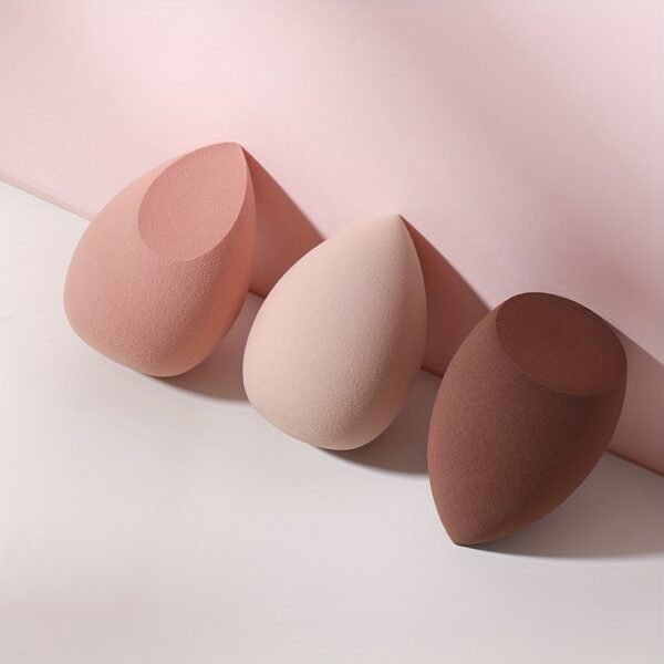 3-Piece Gourd-Shaped Makeup Sponge Set