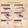 Three-Piece Eyeliner and Brow Brush Set