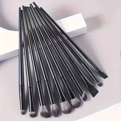 Soft-Hair Eyeshadow and Eye Detail Brush Set – 10 Pieces
